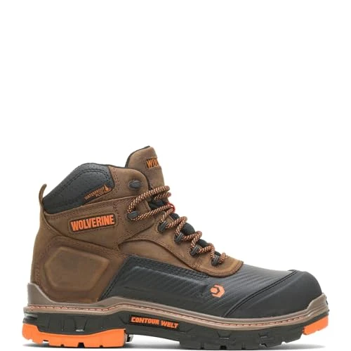 Men's Overpass 6" Composite Toe Waterproof Work Boot, Summer Brown, 10 M US