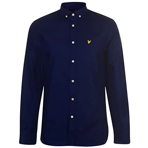 Mens Oxford Shirt Blue L