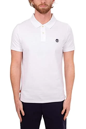 Men's Oyster River TFO Chest Logo Shortsleeve Polo (Reg) White Short Sleeve T-Shirt, 3XL Corto