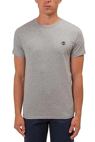 Men's Oyster River TFO Chest Logo Shortsleeve Tee (Slim) Medium Grey Heather Short Sleeve T-Shirt, M