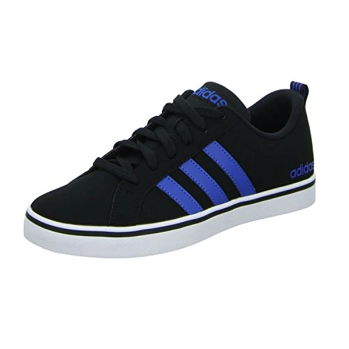 Men’s Pace Vs Sneakers, Black (Core Black/Blue/Footwear White), 9.5 UK