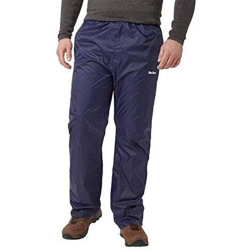 Men’s Packable Pants with Elasticated Waist & Stuff Sack, Waterproof, Breathable & Lightweight Ove