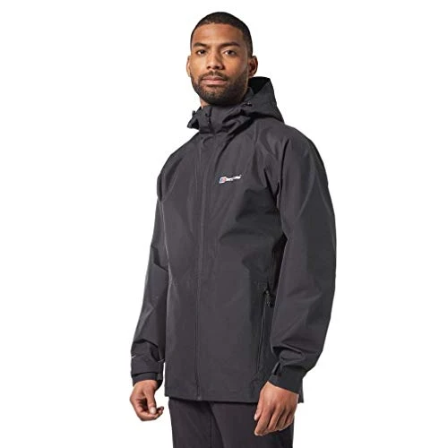 Men's Paclite 2.0 Gore-Tex Waterproof Shell Jacket | Lightweight | Durable | Stylish Coat, Black, 2X