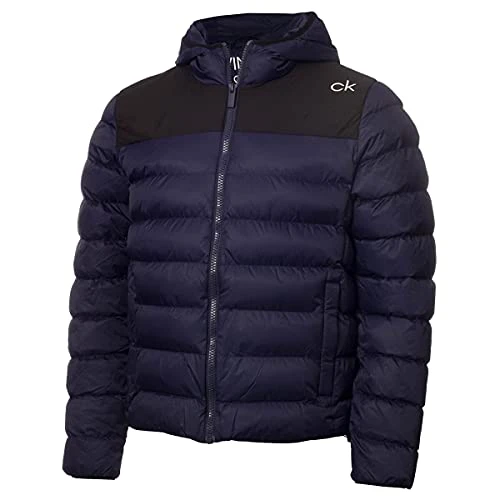 Mens Padded Jacket - Navy/Black - XXL