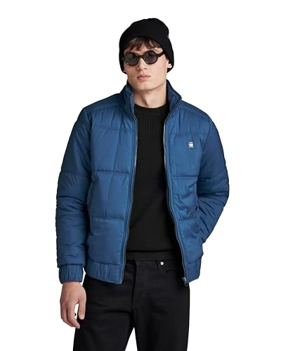 Men's Padded Quilted Jacket, Blue (Retro Blue D24721-D199-937), XL