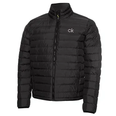 Mens Padded Ripstop Jacket - Black - L