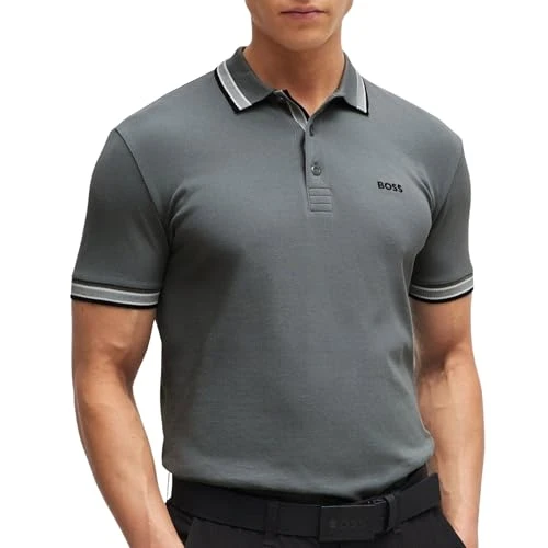 Mens Paddy Polo Shirt Dark Beige L