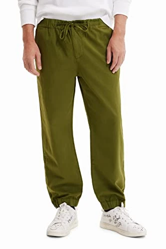 Men's Pant_Roy 4092 Khaki Casual, Green, 38