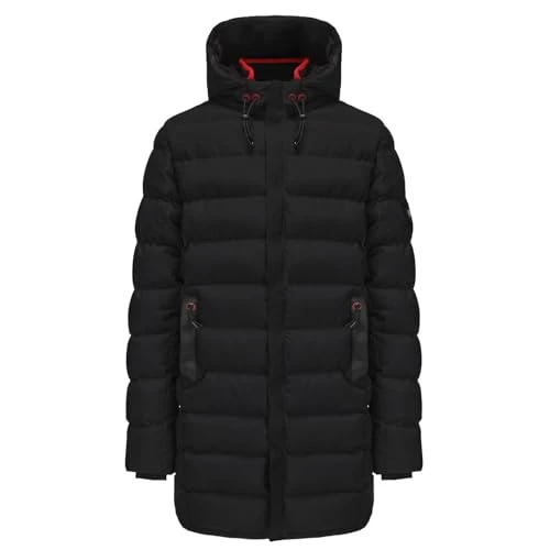 Mens Parka Jacket Black M