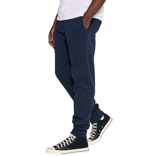 Mens Paxton Jogging Bottoms Pants Joggers - Navy - L