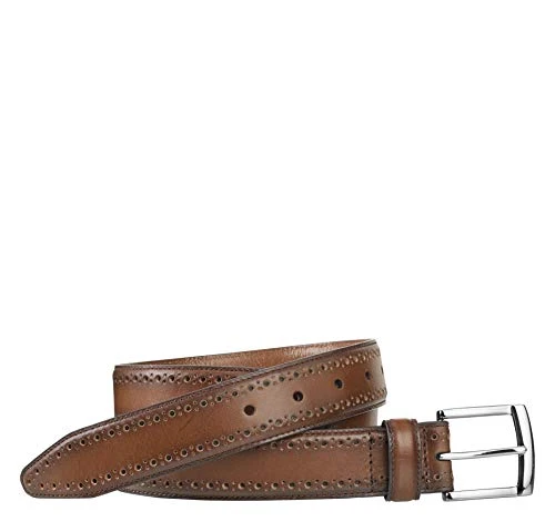 Men's Perfed-Edge Belt, Tan, 32 US