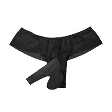 Men's Performance Long Boxer Brief Underwear Workout High Waist Soft Breathable Mens Briefs Sexy with Wide Waistband For Fitness Assorted Colors Boxer Brief