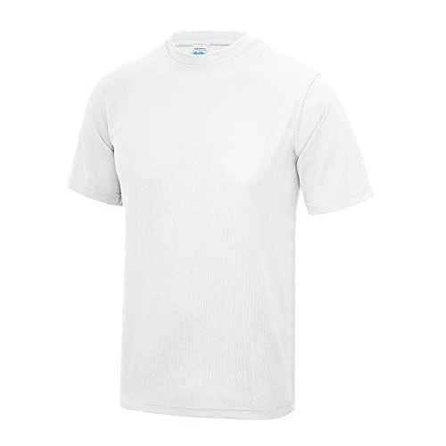 Mens Performance Plain T-Shirt (3XL) (Arctic White)