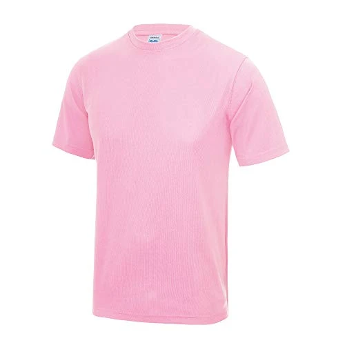 Mens Performance Plain T-Shirt (XXL) (Baby Pink)
