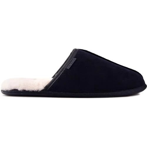 Mens Peterr Backless Mules Slippers Blue 7 UK