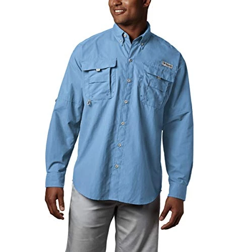 Men’s PFG Bahama™ II Long Sleeve Shirt - Tall, Sail, 4X