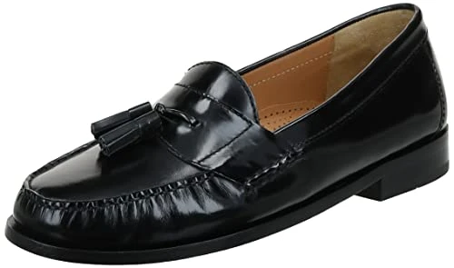 Men's Pinch Tassel Loafer, Black, 5.5 UK