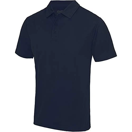 Mens Plain Sports Polo Shirt (4XL) (French Navy)