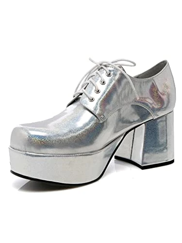 Men's Platform, Silver, Medium UK