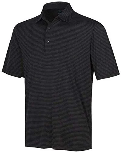 Mens Play Dry ML75 Polyester Short Sleeve Striped Polo Shirt