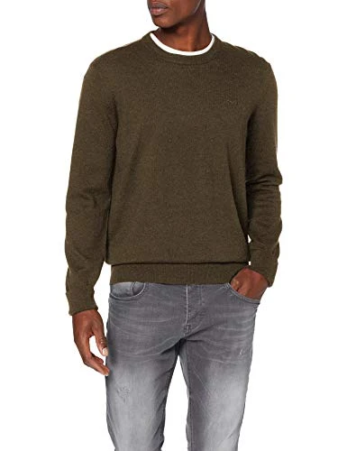 Men's Plbeal1 Pullover Sweater, Olive Green, X-Large