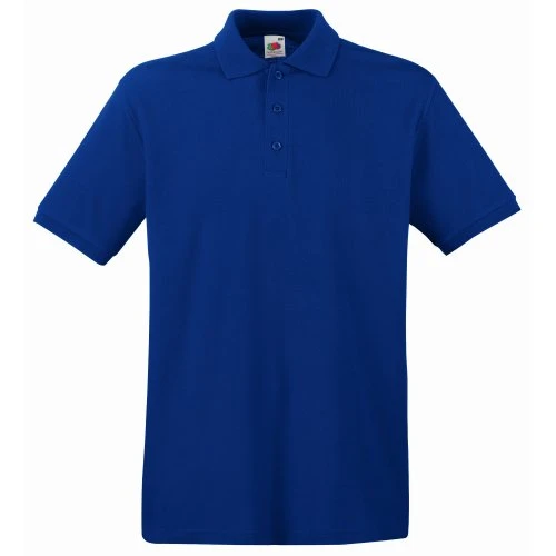 Men’s Polo Shirt in 100% Cotton, mens, blue navy, XX-Large