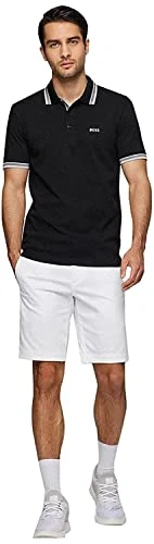 Men's Polo Shirt, Regular Fit, Black, XL