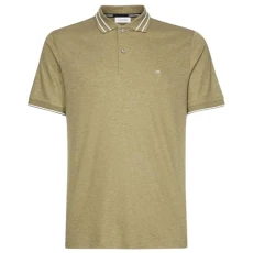 Mens Polo Shirt Short Sleeve Top Olive Green XS