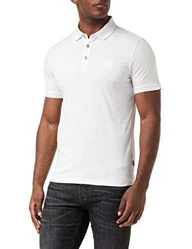 Mens Polo Shirt - White 100 - XL