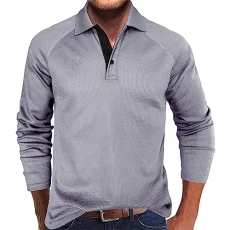 Men's Polos,Mens Banded Collar Shirts Long Sleeve Button Down T Shirts Solid Round Neck Casual Tee Shirts Plus Size Casual T Shirts Loose Fit Basic Sweatshirts Male Active Athletic Pullovers Beach