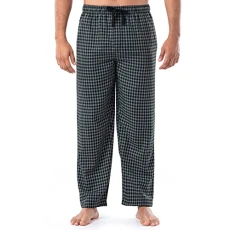 Men's Poly/Rayon Twill Sleep Pant Pyjama Bottoms, charcoal heather, xxl Men's Poly/Rayon Twill Sleep Pant Pyjama Bottoms, charcoal heather, xxl