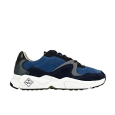 Men's Portland Sneaker, Multicoloured Navy Vintage Blue G655, 9 UK Men's Portland Sneaker, Multicoloured Navy Vintage Blue G655, 9 UK
