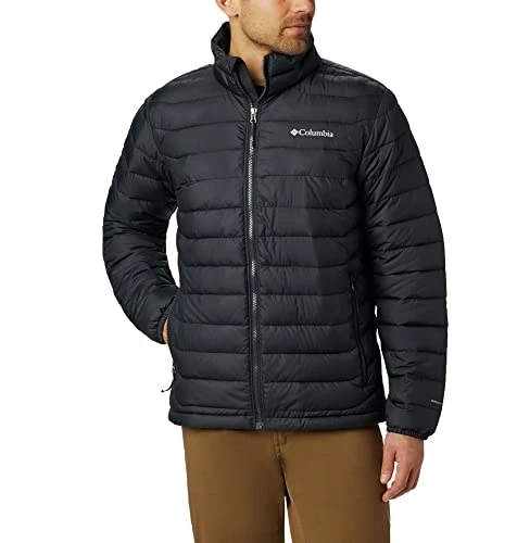 Mens Powder Lite Puffer Jacket, BLACK X Spring 24, M EU