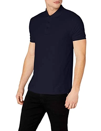 Men's Premium Short Sleeve Polo Shirt, Deep Navy, Large