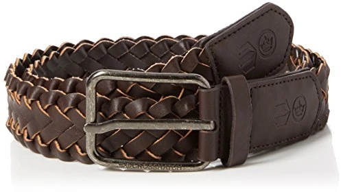 Men's Pretzel Belt, Brown, Medium