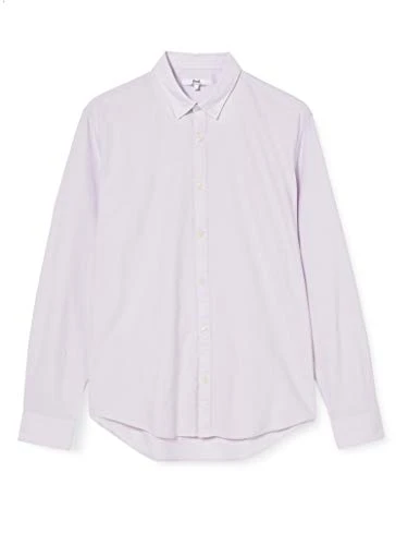 Men's PROM002 Button Down Long Sleeve mens shirts, Purple (Lilac), 40 (Manufacturer Size:M)