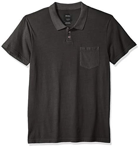 Men's PTC Pigment Short Sleeve Polo Shirt, Pirate Black, XXL