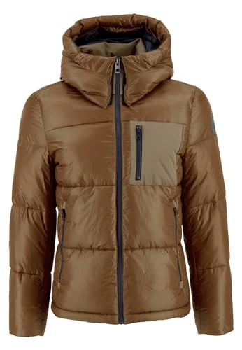 Men`s Puffer Jacket - 1310-2614 801 - Walnut Brown (UK, Alpha, M, XL, Regular, Regular, XL)