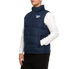 Mens Puffer Vest, Navy, Large Mens Puffer Vest, Navy, Large