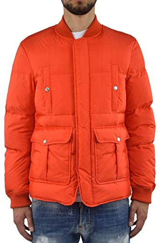 Men's Puffer with Pockets Orange - size 48