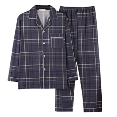 Men's Pullover Pure Cotton Woven Plaid Chunky Fabric Home Wear Long Sleeve Cardigan Hooded Bathrobe Men's Terry Cloth, darkgray, XXL Men's Pullover Pure Cotton Woven Plaid Chunky Fabric Home Wear Long Sleeve Cardigan Hooded Bathrobe Men's Terry Cloth, darkgray, XXL