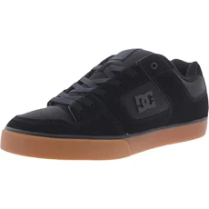 Men's Pure Low Top Lace Up Casual Skate Shoe Sneaker, Black/Gum/Black, 9.5 UK Men's Pure Low Top Lace Up Casual Skate Shoe Sneaker, Black/Gum/Black, 9.5 UK