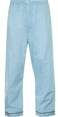 Mens Pyjama Trouser Bottoms PolyCotton (Pack of 2) Blue XL Mens Pyjama Trouser Bottoms PolyCotton (Pack of 2) Blue XL