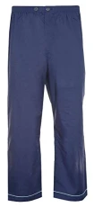 Mens Pyjama Trouser Bottoms Polycotton (Pack Of 2) - Navy - M Mens Pyjama Trouser Bottoms Polycotton (Pack Of 2) - Navy - M