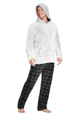 Mens Pyjamas Set, Fleece Pyjama For Men, Winter Lounge Wear With Warm Hoodie And Soft Bottoms, Cosy And Fluffy Nightwear, Novelty Gifts For Men (2XL, Grey) Mens Pyjamas Set, Fleece Pyjama For Men, Winter Lounge Wear With Warm Hoodie And Soft Bottoms, Cosy And Fluffy Nightwear, Novelty Gifts For Men (2XL, Grey)
