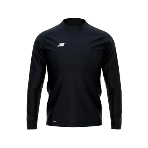 Mens Quarter Zip Mid Layer Black L