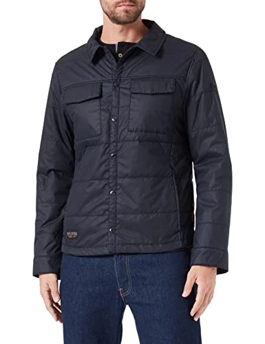 Men's Quilted blouson with chest pockets, darkblue, 26