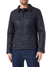 Men's Quilted blouson with chest pockets, darkblue, 26 Men's Quilted blouson with chest pockets, darkblue, 26