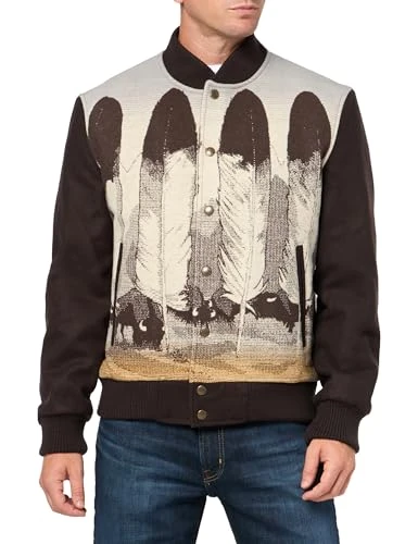 Men's Quilted Gorge Snap Front Wool Jacket, Element, M