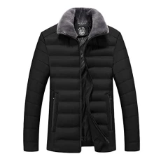 Men's Quilted Long Sleeve Jacket - Black - Medium Men's Quilted Long Sleeve Jacket - Black - Medium